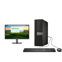 Kit Desktop Dell Optiplex 7050 - Intel i5-7500 3.40GHZ - 16/512GB SSD - com Mouse e Teclado + Monitor Dell E2222H - 22’’