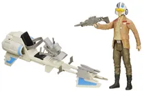 Boneco Hasbro Star Wars Speeder Bike B3918 9,5CM