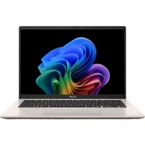Notebook Asus Vivobook 14 M1407KA-PS74, AMD Ryzen Ai 7 350 2.0GHZ (5.00GHZ), AMD Xdna Npu 50TOPS, 16GB Ram, 512GB SSD, Tela 14" Wuxga (1920 X 1200), Windows 11 Home Copilot+ PC, Inglês, Platinum Gold/Dourado