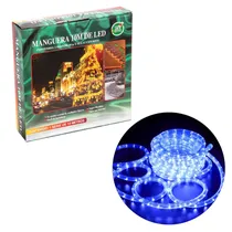 Luzes Pisca Pisca Mangueira 10M LED 220V Azul