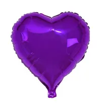 Balao para Festas Coracao Grande Lilas
