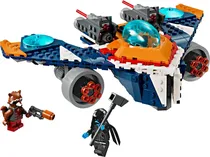 Lego Marvel Rocket's Warbird VS Ronan - 76278 (290 Peças)