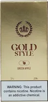 Vape Descartável Gold Style Green Apple - 20000 Puffs