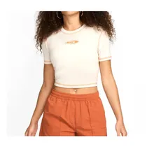 Remera Crop Casual Femenino Nike