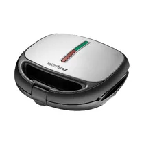 Sandwichera Interbras G40BR 3 En 1 800W 110V Negro - Plata