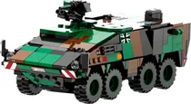 Blocos de Construção Military Equipment Boxer Armored Vehicle Wange - 3512 (438 Peças)