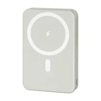 Carregador Magnético Portátil Midi Pro MDP-1001 - 10000MAH - USB-C/USB-C - Prata