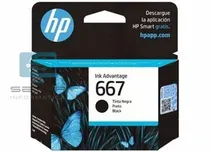 Cartucho HP 667 Negro 2ML