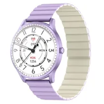 Smartwatch Keslect Lady Lora 42.5MM Lilás