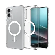 Estuche Protector Spigen Ultra Hybrid Magfit para Samsung Galaxy S25 Edge ACS09418 Clear White