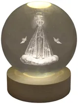 Lâmpada Esfera de Cristal LC158-2 Virgen Maria