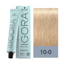 Crema de Coloracion Schwarzkopf Igora Royal 10-0 Rubio Platino 60GR