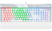 Teclado Redragon K550W-RGB-1 Yama Gaming USB Branco (Espanhol - com Fio)