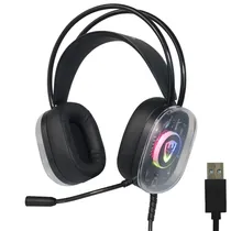 Headset Gamer Satellite GH-553 RGB / com Fio - Preto