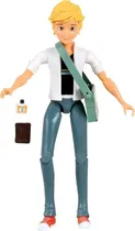 Boneco Adrien Agreste Zag Heroez Miraculous Playmates Toys - 50400-50408 (4 Pçs)