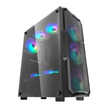 Gabinete Gamer Aigo Darkflash Aquarius Mesh Mid Tower - Preto