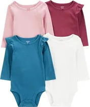 Body Carter's 1R837710 - Feminino (4 Unidades)