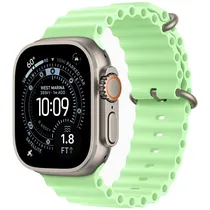 Apple Watch Ultra 3 49 MM/One Size MF1V4LW A3281 GPS + Celular - Natural Titanium/Neon Green Ocean Band  Apple Watch...
