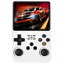 Console Portátil R36S 64GB de 3.5" com 15.000 Jogos - Branco