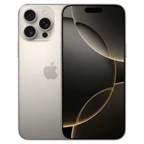 Apple iPhone 16 Pro Max 256GB LL Tela Super Retina XDR 6.9 Cam Tripla 48+12+12MP/12MP Ios 18 Natural Titanium - Swap 'Grade A-' (Esim)(Garantia Apple)