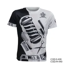 Camiseta de Barbeiro Tamanho M