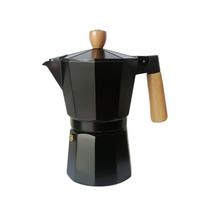 Cafeteira Italiana Aluminio 3 Xicaras 150ML Preta