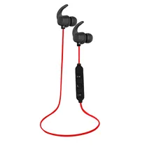 Fone de Ouvido Sem Fio Headset Wireless com Bluetooth V4.1 - Preto/Vermelho