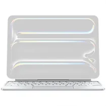 Teclado Apple Magic Keyboard A2975 MWR03LL para iPad Pro de 11" (M4) - Branco (Inglês)