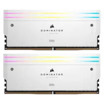 Memoria Ram Corsair Dominator Titanium RGB 96GB (2X48GB) DDR5 6600MHZ - CMP96GX5M2B6600C32W