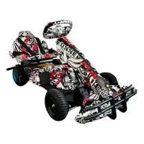 Carrinho Kart Elétrico Smart Ecoxtreme - 8" - Bluetooth - Grafite  Carrinho Ka...