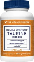 The Vitamin Shoppe Taurine 1000MG (100 Cápsulas)