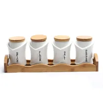 Potes de Cerâmica – Conjunto com 4 Unidades 9X7 CM

 + Soporte