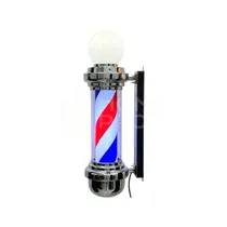 Barber Pole BMB01 Prata 68CM 220V c/ Esfera