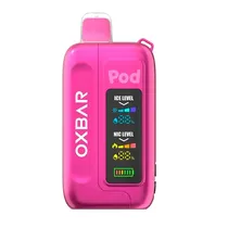 Vaper Descartável Oxbar 35000 Ice Nic Pink Strawberry Burs