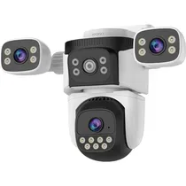Câmera de Vigilância IP Xion XI-CCTV300 O-Kam Pro Triplo 1080P Wifi - Branco/Preto