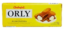 Chocolate Ambrosoli Orly com Recheio Sabor Amêmdoas 100G