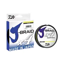 Hilo de Pesca Daiwa J-Braid 4X 13.6KG 0.25MM 270M Yellow