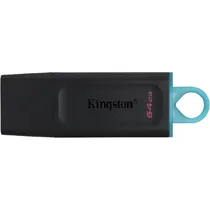 Pendrive Kingston Datatraveler Exodia DTX/64GB 3.2 Gen 1 de 64GB - Preto/Azul