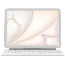 Teclado Apple Magic Keyboard A3339 MDFV4LL/A para iPad Air de 10.9" e iPad Air 11" (M3) - Branco (Inglês)