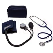 Medidor de Pressão More Fitness com Estetoscópio MF-213 - Azul