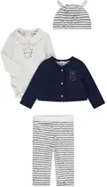 Conjunto para Bebê Orchestra HB012W-BLF Feminino (4 Peças)