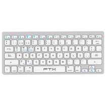 Teclado FTX FTXB1000 Ultra Slim Bluetooth / Portugues - Silver