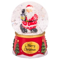 Globo de Neve Cenário de Natal. 10CM Altura 7CM Diametro