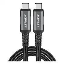 Cabo Acefast C1-09 USB-C 240W 1M 40GBPS Black  Cabo Acefas...