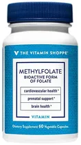 The Vitamin Shoppe Metilfolato Bioactive Form Of Folate (60 Cápsulas Vegetais)