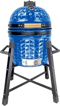 Churrasqueira de Cerâmica Auplex Kamado Ceramic Grill 15" - Azul