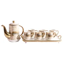 Conjunto de Porcelana para Cha e Café 8PÇ.