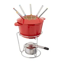 Fondue Cuisinart FP-115RS Esmalte Vermelho - 12 Peças