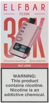 Vape Descartável Elf Bar TE30K Elf Love 30000 Puffs