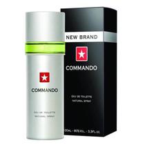 Perfume Masculino New Brand Commando Edt 100ML